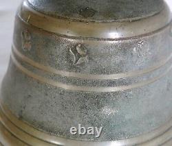 CLOCHE ANCIENNE, ancienne cloche de vache, cloche en bronze, sonnaille, cloche