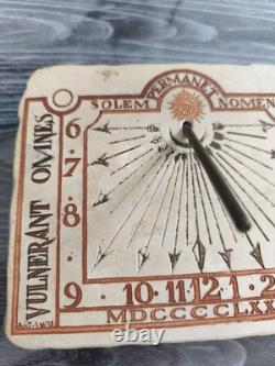 Cadran solaire ancien