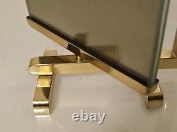 Cadre en laiton poli attribué à Paul Lobel, Design années 1950