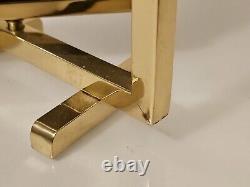 Cadre en laiton poli attribué à Paul Lobel, Design années 1950