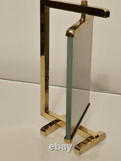 Cadre en laiton poli attribué à Paul Lobel, Design années 1950