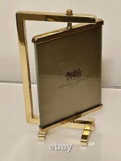 Cadre en laiton poli attribué à Paul Lobel, Design années 1950