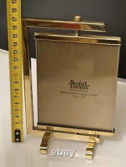 Cadre en laiton poli attribué à Paul Lobel, Design années 1950