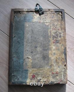 Canivet Ex Voto Religieux Paperolles Crucifix calvaire XVIII XIXe pliages