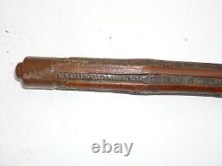 Canne ancienne en bambou sculpté oiseaux