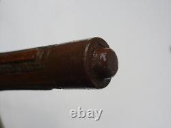 Canne ancienne en bambou sculpté oiseaux