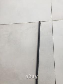 Canne ancienne pommeau argent Motifs Ciselés Canne Milord XIXème siècle