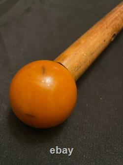 Canne de dandy pommeau boule