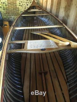 Canoé bois Chauvière années 30 entièrement restauré dans les règles de l'art