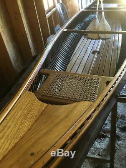 Canoé bois Chauvière années 30 entièrement restauré dans les règles de l'art