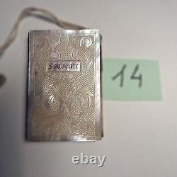 Carnet de 1840 avec calendrier + un porte monnaie gravé à l'initial LOT 14