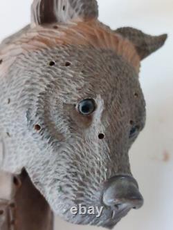 Casse Noisettes Vittel Ours Bois Suisse Forêt Noire XIX ème Yeux Sulfure