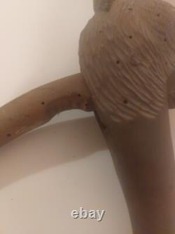 Casse Noisettes Vittel Ours Bois Suisse Forêt Noire XIX ème Yeux Sulfure