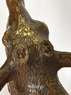 Cerf bois sculpté Forêt Noire xixeme