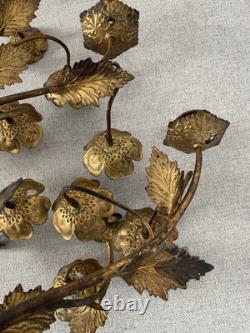 Chandelier D'église Fin XIXeme Décor Fleurs Et Feuilles