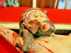 Christ Indo Portugais Sculpte Sur Bois Avec Polychromies Fin XVIII Eme