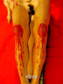 Christ Indo Portugais Sculpte Sur Bois Avec Polychromies Fin XVIII Eme