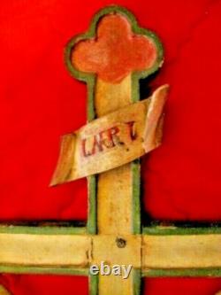 Christ Indo Portugais Sculpte Sur Bois Avec Polychromies Fin XVIII Eme