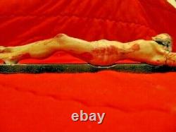 Christ Indo Portugais Sculpte Sur Bois Avec Polychromies Fin XVIII Eme