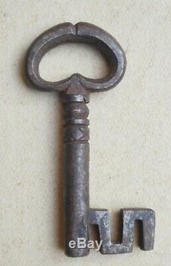 Clé Renaissance, joli travail, vers 1600, clé de coffre, Renaissance Chest Key