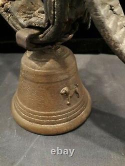 Cloche Bonze Collier de chien de troupeau ancien montagne art populaire clarine