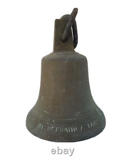 Cloche bronze fondeur Crouzet Hildebrand Paris chapel Bell 19ème Cloche Chapelle