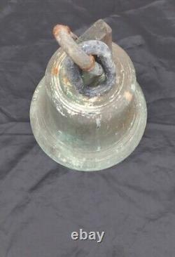 Cloche bronze fondeur Crouzet Hildebrand Paris chapel Bell 19ème Cloche Chapelle