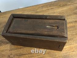 Coffret à Chandelles XVIII Ème Siècle Art Populaire Boîte Chêne Normandie