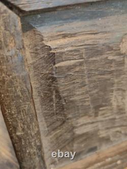 Coffret à Chandelles XVIII Ème Siècle Art Populaire Boîte Chêne Normandie