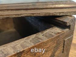 Coffret à Chandelles XVIII Ème Siècle Art Populaire Boîte Chêne Normandie