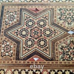 Coffret boite marqueterie nacre orientale syrie n° 18 K coffre art populaire