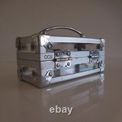 Coffret box CCB métal aluminium vintage art déco collection France