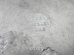 Collection de 3 Plats en étain RUDOT OUDART et OUDART LILLEfin 18 ème