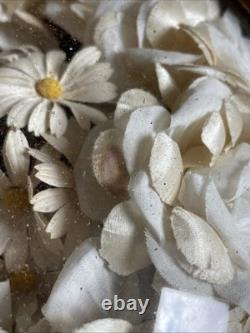 Couronne De Mariée Marguerites Napoléon 3 Cadre 45X37 Bel État Rare