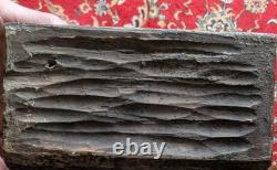 Crane En Bois Sculpté Polychrome XVIII -xix Ème Memento Mori Vanité Reliquaire