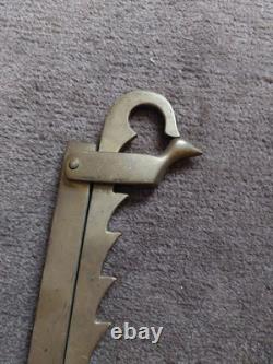 Crémaillère Judaïca Judenstern Lampe Shabbat XVIII ème siècle Zoomorphe