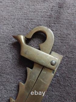 Crémaillère Judaïca Judenstern Lampe Shabbat XVIII ème siècle Zoomorphe