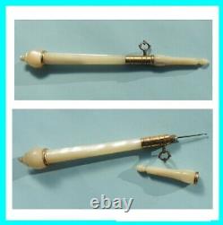 Crochet Tambour Ancien nécessaire de couture NACRE Palais Royal début XIXe