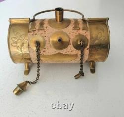 Cruche Bidon A Eau Art Populaire Laiton Liege Campagne