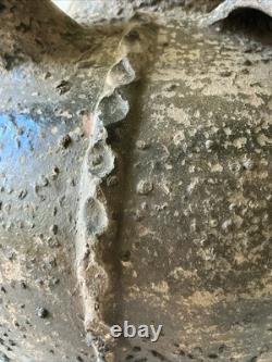 Cruche à Huile en Terre Cuite Vernissée Glaçure Verte Sud Ouest France XVIII ème
