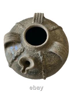 Cruche à Huile en Terre Cuite Vernissée Glaçure Verte Sud Ouest France XVIII ème