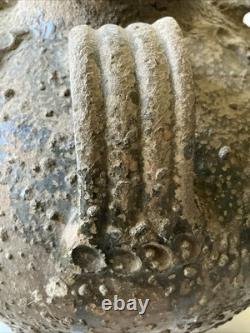 Cruche à Huile en Terre Cuite Vernissée Glaçure Verte Sud Ouest France XVIII ème