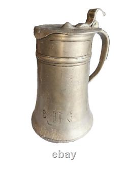 Daté 1760 Rare- Pichet en étain époque XVIIIem