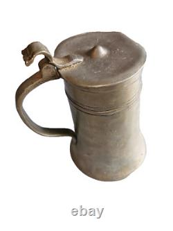 Daté 1760 Rare- Pichet en étain époque XVIIIem