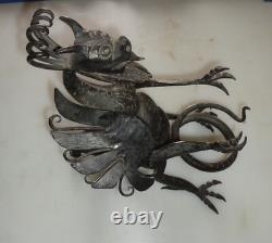 Dragon Fer Forgé épreuve d'artiste art déco bonne facture forgeron Nancy