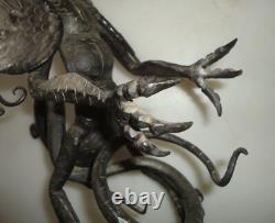 Dragon Fer Forgé épreuve d'artiste art déco bonne facture forgeron Nancy