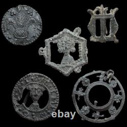 Enseignes pèlerinage profane pewter médiéval haute époque gothique XVe