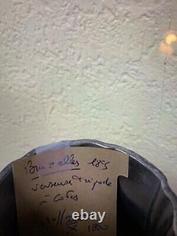 Etain gde Verseuse a cotes Poincon HOFFMAN BRUXELLES. Voyez mes autres objets