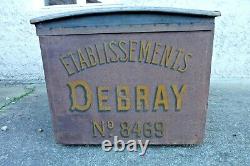 Ets Cafés Debray ancienne carriole de colporteur vers 1900