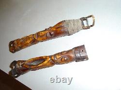 FECONDITEE AFRICAINE. PENIS & VAGIN. SCULPTURES EN CORNE ANIMALE. 19em